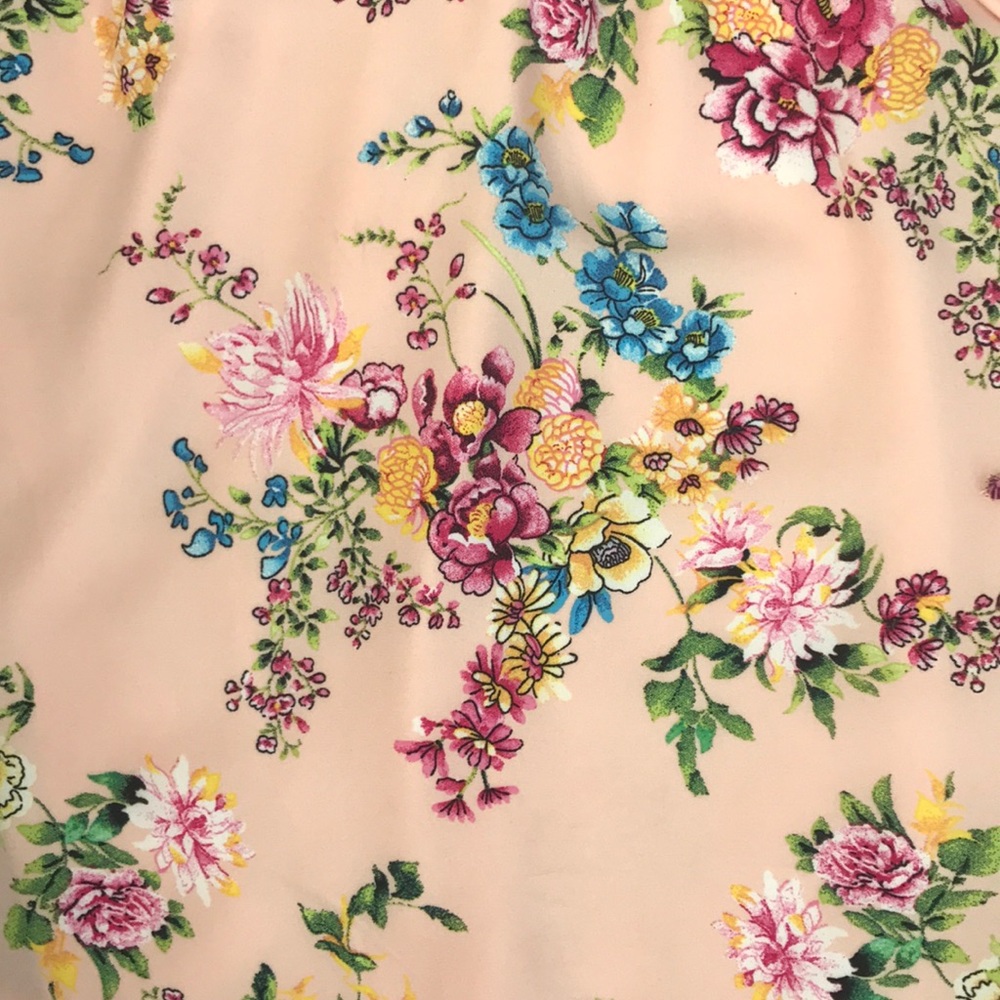 Pretty Pink Ruffled Floral Dress - Picture 6 of 6
